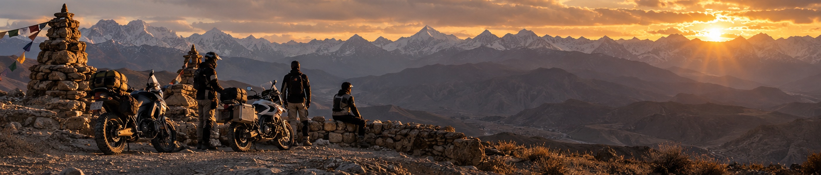 Offroad Sherpa Himalayan expedition scenery