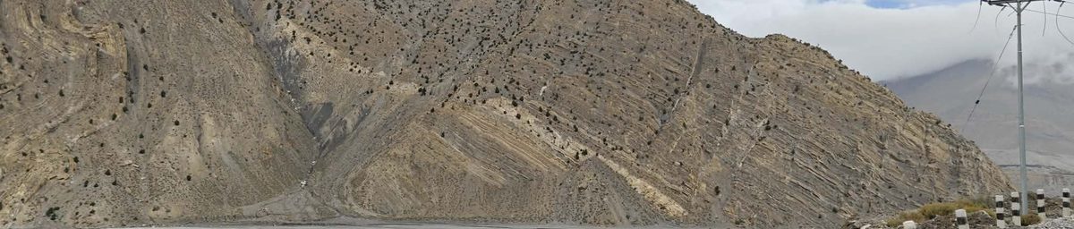 Golden high-desert landscape near Lo Manthang